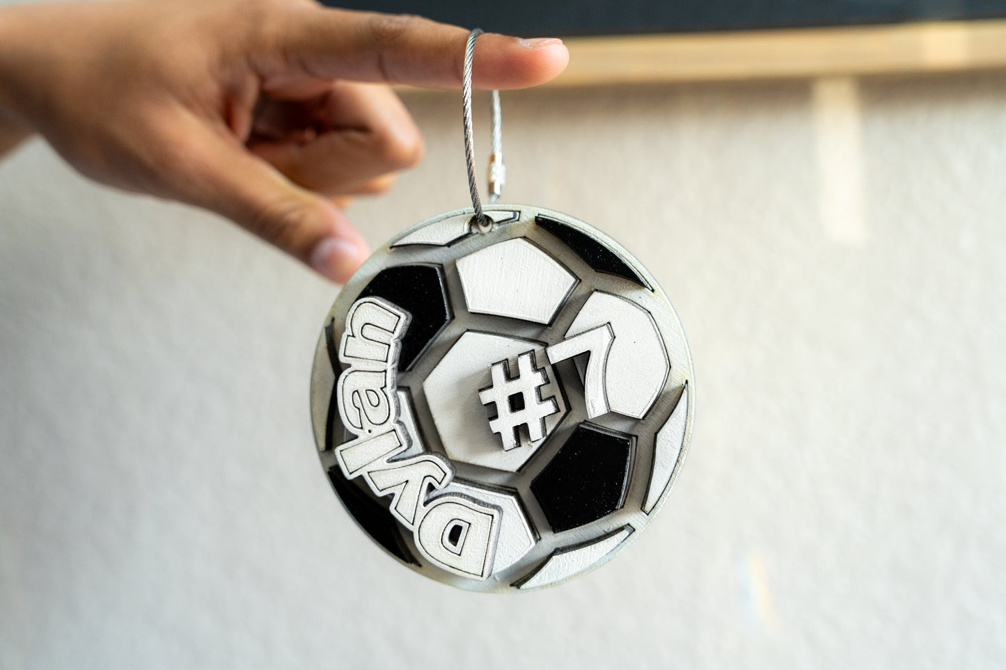Personalized 3D Sports Ornament