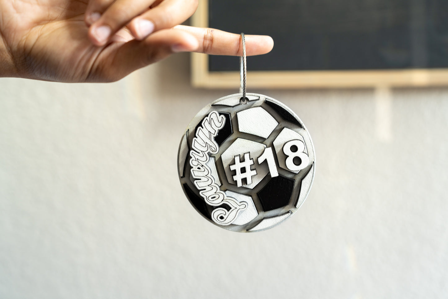 Personalized 3D Sports Ornament