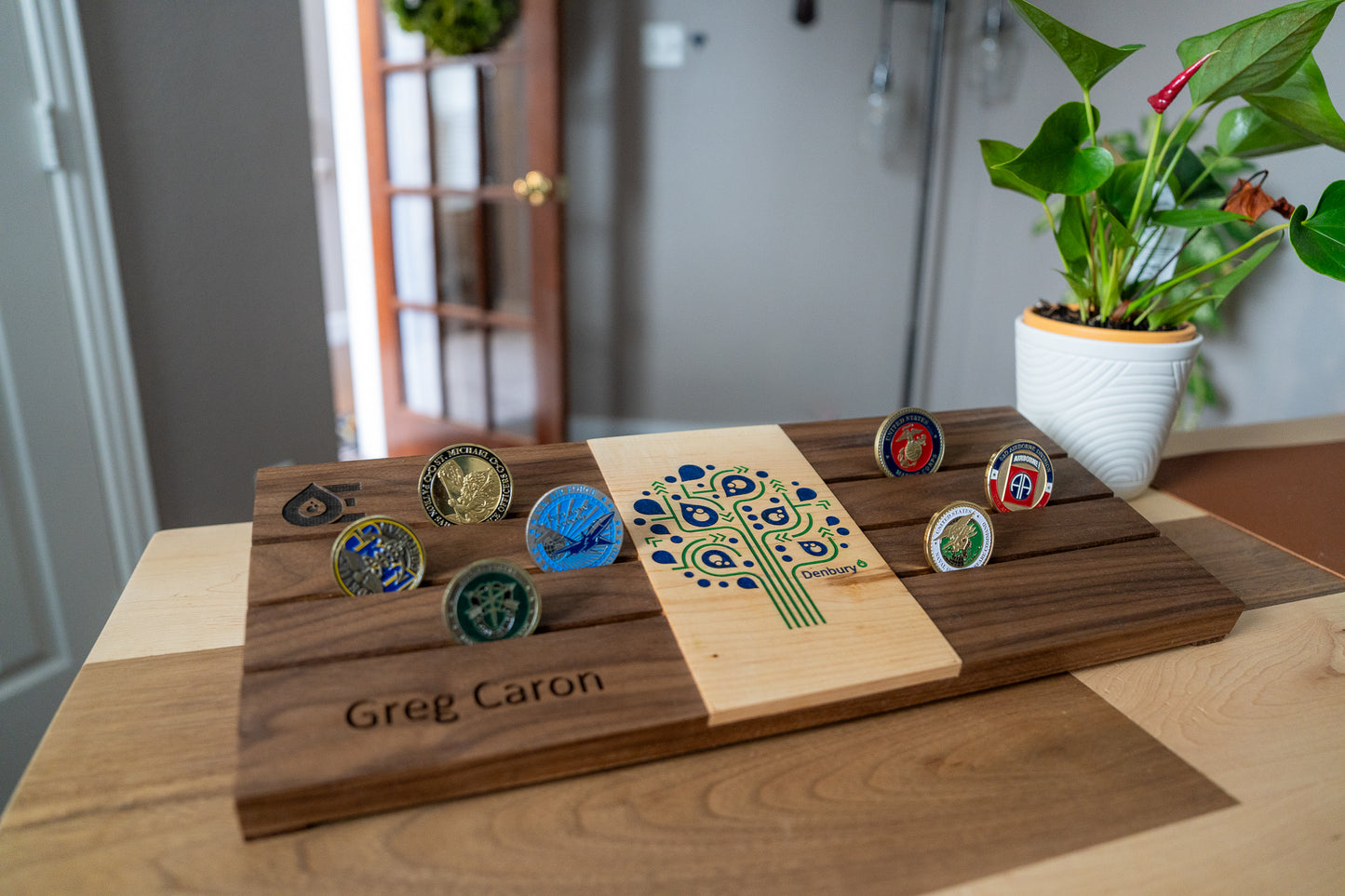 Challenge coin display